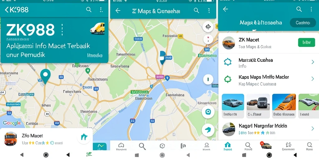 Tampilan antarmuka ZK988 yang intuitif untuk info macet.